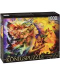 Пъзел Königspuzzle от 1000 части - Фантастичен свят - 1t