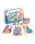 Комплект за оцветяване с акварелни бои Sentosphere Aquarellum Junior - Принцове и принцеси - 1t