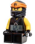 Настолен часовник Lego Wear - Ninjago Cole, с будилник - 3t
