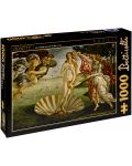 Пъзел D-Toys от 1000 части – Раждането на Венера, Сандро Ботичели - 1t