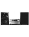 Аудио система Panasonic - SC-PMX150, черна/сива - 1t