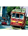 Комплект за рисуване по номера PaintBoy – Трамвай в Мелбърн - 1t