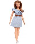 Кукла Mattel Barbie Fashionista - Purely Pinstripe Curvy, #76 - 2t