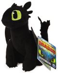 Плюшена играчка Spin Master Dragons - Toothless, 20 cm - 1t