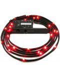 LED лента NZXT - Sleeved LED Kit Red CB, черна - 1t