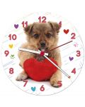 Пъзел-часовник Clementoni от 96 части - Кученце, с механизъм - 2t