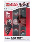 Ръчен часовник Lego Wear - Star Wars, Kylo Ren - 8t