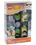 Ръчен часовник Lego Wear - Star Wars, Yoda - 4t