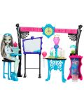 Игрален комплект Mattel Monster High - Научен клас, с кукла - 1t