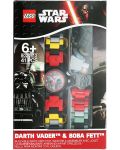 Ръчен часовник Lego Wear - Star Wars,  Darth Vader и Boba Fet - 5t