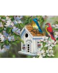Пъзел Eurographics от 300 XL части – Многоцветна къща за птици, Жанин Гринде - 2t