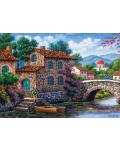 Пъзел Art Puzzle от 500 части - Канал сред цветя, Артуро Зарага - 2t