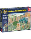 Пъзел Jumbo от 1000 части - Арт пазар, Ян ван Хаастерен - 1t