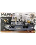 Детска играчка Marina Patrol Boat - Лодка, със звуци и светлини - 1t