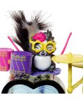 Игрален комплект Mattel Enchantimals - Рок барабани с Sage Skunk и скункса Caper - 5t