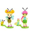Кукличка с животинче Mattel Enchantimals - Bug Buddies, асортимент - 2t