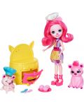 Игрален комплект Mattel Enchantimals - Да печем с приятели, с Petya Pig, Streusel и Nisha - 1t