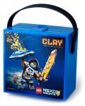 Кутия за храна Lego Wear - Nexo Knights Clay, с дръжка - 1t