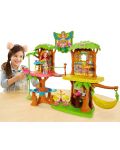 Игрален комплект Mattel Enchantimals - Кафене в Джунглата, с кукла и животинче - 6t