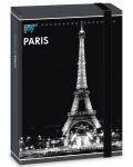 Ученическа кутия с ластик Ars Una – Paris by Night, A4 - 1t