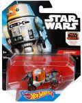 Количка Mattel Hot Wheels Star Wars - Chopper, 1:64 - 3t