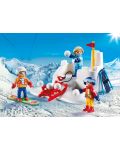 Игрален комплект Playmobil - Бой със снежни топки - 5t