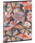 Ученическа тетрадка A4, 40 листа Ars Una - Floral Collage - 1t