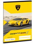 Ученическа тетрадка A5, 32 листа Ars Una Lamborghini Aventador - 1t
