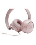 Слушалки JBL - T500, розови - 3t