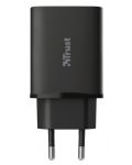 Зарядно устройство Trust - Qmax Ultra-Fast, USB-C, 20W, черно - 2t