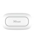 Безжични слушалки Trust - Nika Compact, TWS, бели - 8t