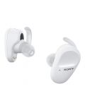 Безжични слушалки Sony - WF-SP800N, бели - 1t