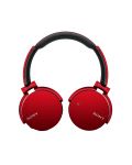 Слушалки Sony MDR-XB650BT - червени - 2t