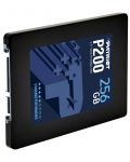 SSD памет Patriot - P200 , 256GB, 2.5'', SATA III - 3t