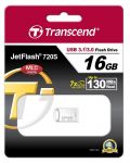 Флаш памет Transcend - Jetflash 720, 16GB, USB 3.1, сребриста - 4t