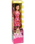 Кукла Barbie Mattel - С розова рокля на оранжеви цветя - 1t