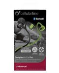 Безжични слушалки Cellularline - Scorpion Pro, зелени - 2t