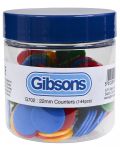 Комплект пулове за настолни игри Gibsons - 144 броя, 4 цвята - 2t