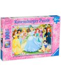 Пъзел Ravensburger от 100 XXL части - Приказни принцеси - 1t