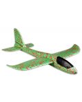 Детска играчка - Самолет, зелено и червено - 1t