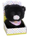Плюшена играчка Morgenroth Plusch – Черно коте в кутия, 12 cm - 1t