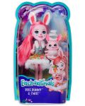 Кукличка и животинче Enchantimals от Mattel - Брии Бъни със зайчето Туист - 1t
