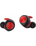 Безжични слушалки Edifier - TWS 3, червени - 1t