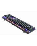 Механична клавиатура Redragon - Rudra K565, Blue, RGB, черна - 3t