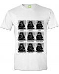 Тениска Star Wars - Angry Happy Sad Portraits, бяла, размер S - 1t