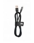 Кабел Tellur - TLL155221, USB-A/Lightning, 1 m, черен - 3t
