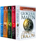 A Song of Ice and Fire: 5-Copy Boxed Set (Футляр с 5 книги с меки корици) - 2t