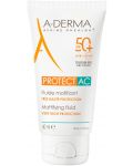 A-Derma Protect Матиращ флуид за лице AC, SPF50+, 40 ml - 1t