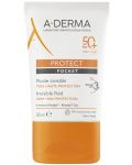A-Derma Protect Невидим флуид Pocket, SPF 50+, 30 ml - 1t