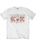 Тениска Rock Off AC/DC - Oz Rock, бяла - 1t